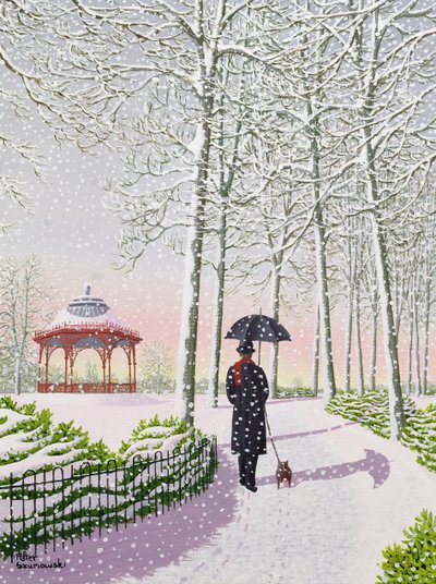 Einsamer Spaziergang von Peter Szumowski